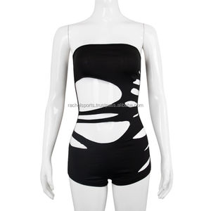 Mono Deportivo de Alta Calidad para Mujer, Traje de una Pieza para Ejercicio, Yoga y Deportes, Largo hasta la Rodilla, para Primavera - Product Image 1