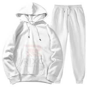 Conjunto Deportivo de 2 Piezas para Hombre Rixo Enterprises, 100% Algodón, Transpirable, de Secado Rápido, Ligero, Sudadera con Capucha Informal y Pantalones Deportivos - Product Image 6