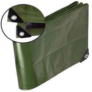 Car cover tarpaulin <b>waterproof</b> <b>for</b> protection outdoor color green / silver / black other <b>fabric</b> 200gsm - Product Image 4