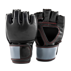2026 Custom Boxing Half Finger Gloves Design Your Own Logo New Professional Boxing Gear Leather Boxing Gloves Factory Sale - Product Image 2