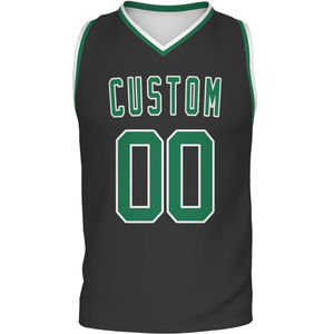 Camiseta de baloncesto ligera de secado rápido al por mayor para hombres último diseño OEM con técnica de impresión por sublimación - Product Image 2