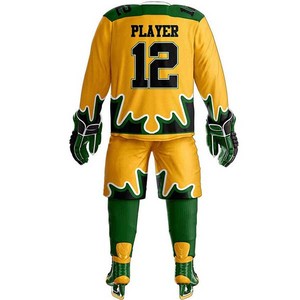 Conjuntos de Camisetas de Hockey Profesionales Personalizadas de Alta Calidad al por Mayor, 100% Poliéster, Malla Transpirable, Impresión Digital, Unisex - Product Image 3