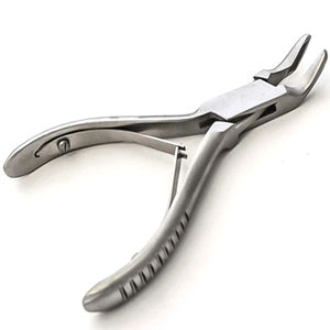 Doble acción hueso Rongeur 17cm Luer recto y curvo tipos de alta calidad de acero inoxidable instrumentos ortopédicos quirúrgicos - Product Image 1