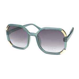 Occhiali da Sole Sean John SJS2035, Protezione UV/UVB 100%, Lenti Sfumate, Montatura Leggera Quadrata, Verde Arancione, Stile Elegante e Moderno - Product Image 1