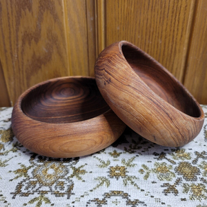 Cuenco para servir de madera de acacia de nuevo diseño, tallado a mano, de la mejor calidad, perfecto para reuniones, servir y vajilla de uso diario - Product Image 6