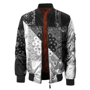 OEM Fashion Sublimation Embroidery Printed Baseball <b>Jackets</b> Casual Satin Bomber <b>Jacket</b> for <b>Men</b> - Product Image 3