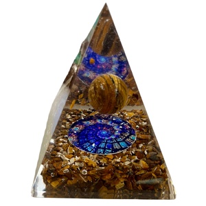 Pierres de quartz naturelles en vrac personnalisées Pyramides d'orgone mixtes Feng Shui Énergie d'amour Protection contre les CEM Orgonite Pyramide Arbre Sphère Boule - Product Image 1