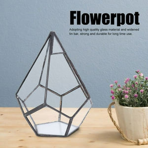 Customization <b>Geometric</b> Modern Glass <b>Terrarium</b> Stainless Glass Handmade Home Decorate Indoor Outdoor Custom Finish Tabletop - Product Image 2