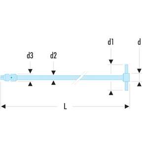ประแจขันน็อต Facom ขนาด 1/4 นิ้ว พร้อมข้อต่ออเนกประสงค์ - Product Image 2