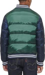 Chaquetas universitarias atractivas al por mayor, chaquetas universitarias OEM, chaqueta de talla grande personalizada para hombre, cuero bordado de estilo largo para invierno - Product Image 5