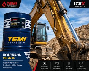 Aceite Hidráulico Antidesgaste Iso VG 100 SAE, Lubricante Temi Petroleum/Itex para Aplicaciones Industriales - Product Image 6