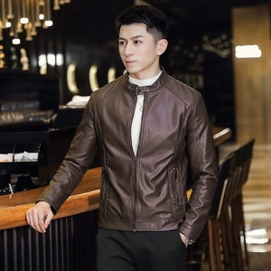 Chaqueta de Motociclista de Cuero Personalizable para Hombre, Estilo Urbano de Invierno, con Logotipo en Relieve, Piel de Vaca y Tela de Lona - Product Image 6