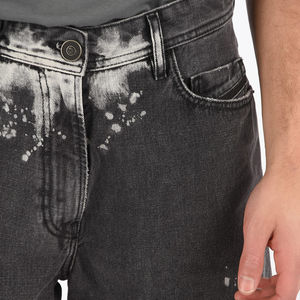 Shorts en jean décontractés pour hommes 2025, de haute qualité, coupe ample, poches cargo, 100 % coton, couleur unie, séchage rapide, respirant, style urbain, tricoté à bas profil - Product Image 5