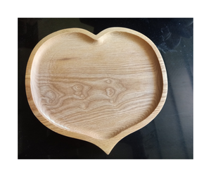 Plateau en bois écologique sûr Assiette pour plats chauds Forme et taille personnalisées Plateau de service en bois rustique fabriqué à partir de bois naturel solide et durable - Product Image 5