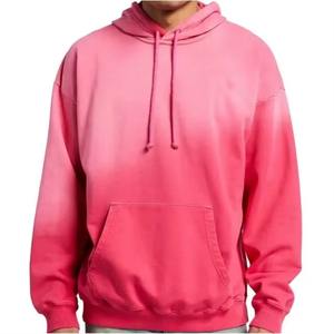 Sweats à capuche de qualité supérieure Meilleure qualité Tissu Coton Polaire Havier GSM 370 Pull Sun Fade Hoodies Dernière conception 2025 - Product Image 1