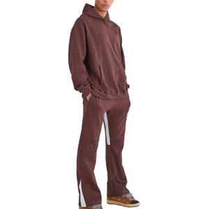 Survêtement à capuche uni pour homme, confectionné avec un matériau respirant haute performance, personnalisation du patch pour marque privée - Product Image 1