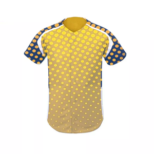 Uniforme de Béisbol Personalizado de Alta Calidad con Botones Completos, Secado Rápido, Transpirable, Talla Grande, Antibacteriano, Absorbe la Humedad y Protege contra los Rayos UV - Product Image 3
