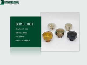 Tiradores hexagonales de latón con acabado personalizado para armario, tiradores para cajones de armario antiguos únicos, venta al por mayor - Product Image 5