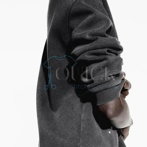 Vente en gros de sweat-shirt d'hiver de haute qualité avec strass sur le devant en polyester/coton anti-rides respectueux de l'environnement et respirant - Product Image 6