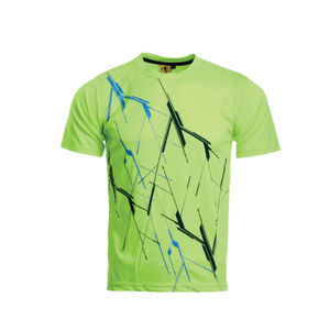 เสื้อยืดผ้าโพลีเอสเตอร์กันรอยยับแห้งเร็วเสื้อแฟชั่นดีไซน์2k24ใหม่พิมพ์ซับลิเมชัน100% - Product Image 5