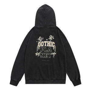 OEM Personnalisable de bonne qualité Sweat à capuche zippé pour hommes Séchage rapide Respirant Sweats à capuche oversize pour l'hiver Nouvelle arrivée avec impression bouffante - Product Image 3