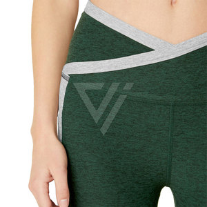 Servicio OEM, Leggings para Mujer, Pantalones Sólidos Transpirables, Ecológicos, de Spandex/Poliéster, Alta Calidad, Colores Personalizados, Logotipo, Ropa de Gimnasio - Product Image 6