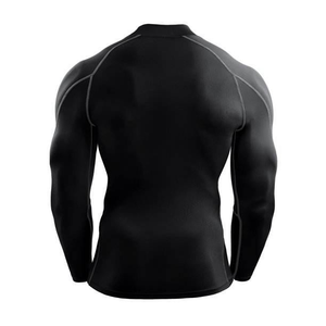T-shirt respirant pour homme, coupe classique, haut confortable, sport d'été, course à pied, jogging, manches courtes, 100% coton, séchage rapide, META - Product Image 4