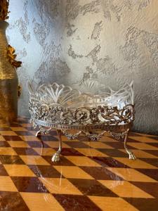 แท่นวางช็อคโกแลตขัดเงาแบบโบราณสำหรับเสิร์ฟช็อคโกแลตและของหวานเครื่องครัวและอุปกรณ์เสริมบนโต๊ะ - Product Image 5