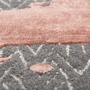 سجادة صوف/حرير كبيرة للأبواب من Z&<span class=keywords><strong>H</strong></span> Home، عالية الجودة، منسوجة يدويًا، بنمط صلب وتصميم عصري، قابلة للغسل - Product Image 3