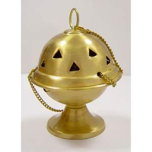 Quemador de incienso elegante de latón de alta calidad, accesorios de Iglesia de Metal de bajo precio con decoración de mesa de madera de agar - Product Image 5