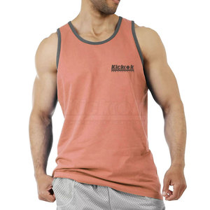 Camiseta sin mangas de punto transpirable para hombre, estilo hip hop, corte regular, diseño liso, elegante y moderna, de poliéster/algodón - Product Image 3