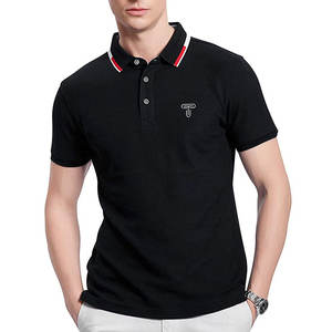 Camisas de Golf para Hombre de Talla Grande, 100% Algodón, Transpirables, de Secado Rápido, con Logotipo Personalizado, Tejidas, Casuales, Estampadas, a Precio Competitivo - Product Image 1