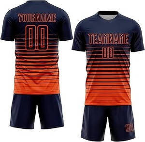 Venta caliente cómodo conjunto de camisetas de fútbol de secado rápido sublimación transpirable diseño personalizado OEM uniformes para clubes - Product Image 3