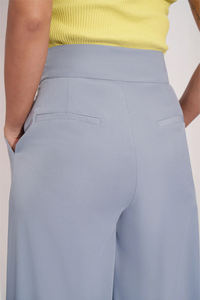 กางเกงสลิมฟิตสไตล์เกาหลีหรูหรากางเกงเอวสูงระบายอากาศได้ดีสำหรับผู้หญิงกางเกงแนวธุรกิจสวมใส่สบายสำหรับฤดูร้อน - Product Image 6