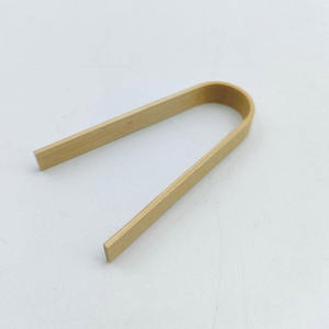 Mini pince en bambou naturel biodégradable pour servir la salade pince faite à la main de bonne qualité prix d'usine - Product Image 5