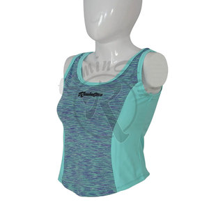 เสื้อกล้ามสำหรับผู้หญิงสีพื้นระบายอากาศได้ดี - Product Image 2