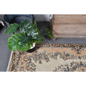 พรมขนสัตว์6.6ft สีเบจสีน้ำตาลคลาสสิกขนาด3.7 x แบบตุรกีดีไซน์แบบเย็บปะติดสำหรับทางเข้าห้องนั่งเล่นหรือห้องนอน - Product Image 5