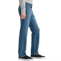 Cep tasarımı ile özel düz renk düz bacak Denim pantolon işık yıkanmış moda rahat tarzı yaz ve bahar için