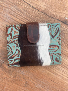 Nouveau véritable cuir de vachette sculpture femmes portefeuille élégant coques de téléphone nouveau Western vente chaude Western en relief impression en cuir portefeuilles - Product Image 3