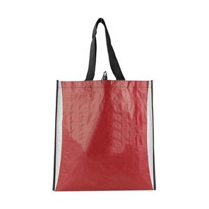 Bolsa de Compras de Tela Tejida de PP con Patrón Personalizado y Asas, Opciones de Varios Tamaños - Product Image 2