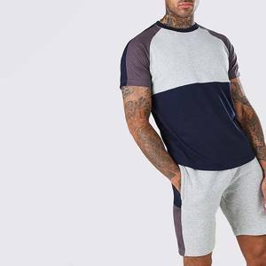 Nuevo Conjunto Deportivo de Dos Piezas para Hombre, Informal, con Logotipo Personalizado, Tejido de Punto, 100% Algodón, Estampado, para Verano - Product Image 5