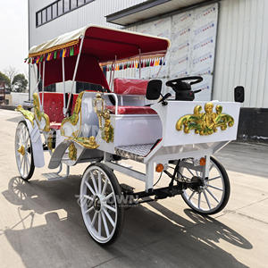 รถม้าไฟฟ้าคลาสสิกสำหรับเที่ยวชมสถานที่ 4 ล้อ สำหรับงานแต่งงาน 4-6 คน ใหม่เอี่ยม - Product Image 4