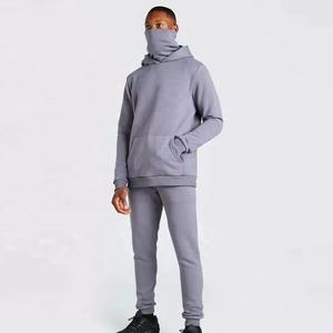 ชุดวอร์มผ้าฝ้ายสไตล์วินเทจเฮฟวี่เวทสำหรับผู้ชาย,ชุดวอร์มแบบคลุมหน้าผ้าฟรีซออร์แกนิกสำหรับผู้ชาย - Product Image 1