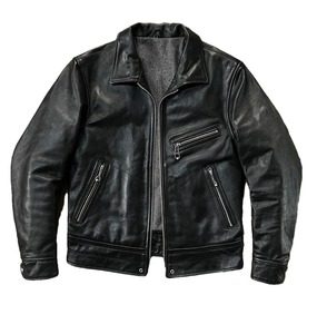 เสื้อหนัง PU ผู้ชายสำหรับขี่มอเตอร์ไซค์ใหม่ฤดูใบไม้ร่วงเสื้อแจ็คเก็ตหนังแกะฟอกคอตั้งสำหรับฤดูหนาว - Product Image 1