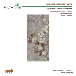 PVC Wall Ceiling Decorative Panels Fire-Resistant <b>Waterproof</b> Eco-Friendly Acoustic Grid System High Strength Modern Basement - Product Image 2