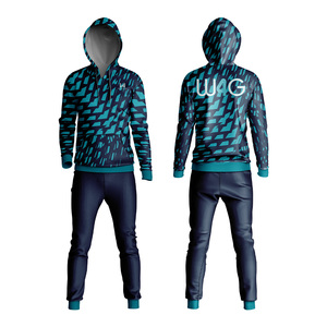 ชุดวอร์มระบายอากาศไซส์ใหญ่พิเศษชุดวอร์ม100% โพลีเอสเตอร์กันลมเครื่องแต่งกายแนวสตรีทแบบไร้รอยต่อเชือกรูดด้านหน้าแบบแยกขอบออกภาษี - Product Image 3