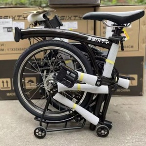 Bicicleta Plegable Original 100% Ding T9D-20D de 20 Pulgadas, 9 Velocidades, con Frenos de Disco y Cuadro de Acero - Product Image 2