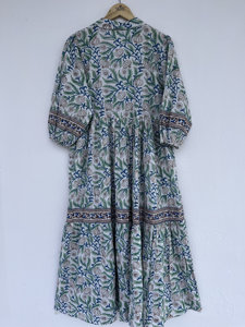 Robe Maxi Style Droite de Designer Lovely Bohemian Classic Beach Party Wear Natural for Birthday Gifting Wholesale Item - Product Image 4