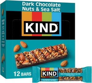 KIND <b>Nut</b> Bars Dark Chocolate <b>Nuts</b> & Sea Salt (12 Count) - Product Image 1