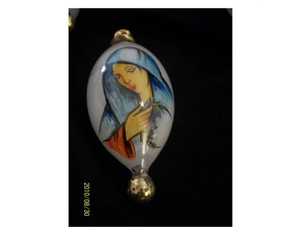 Adornos de Navidad de cristal de lujo egipcio, diseño único, hecho a mano, religioso, (Jesús y boda) - Product Image 5